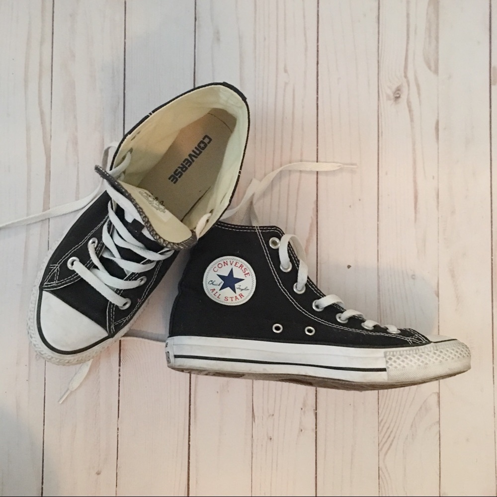 Converse All stars high top black sneakers